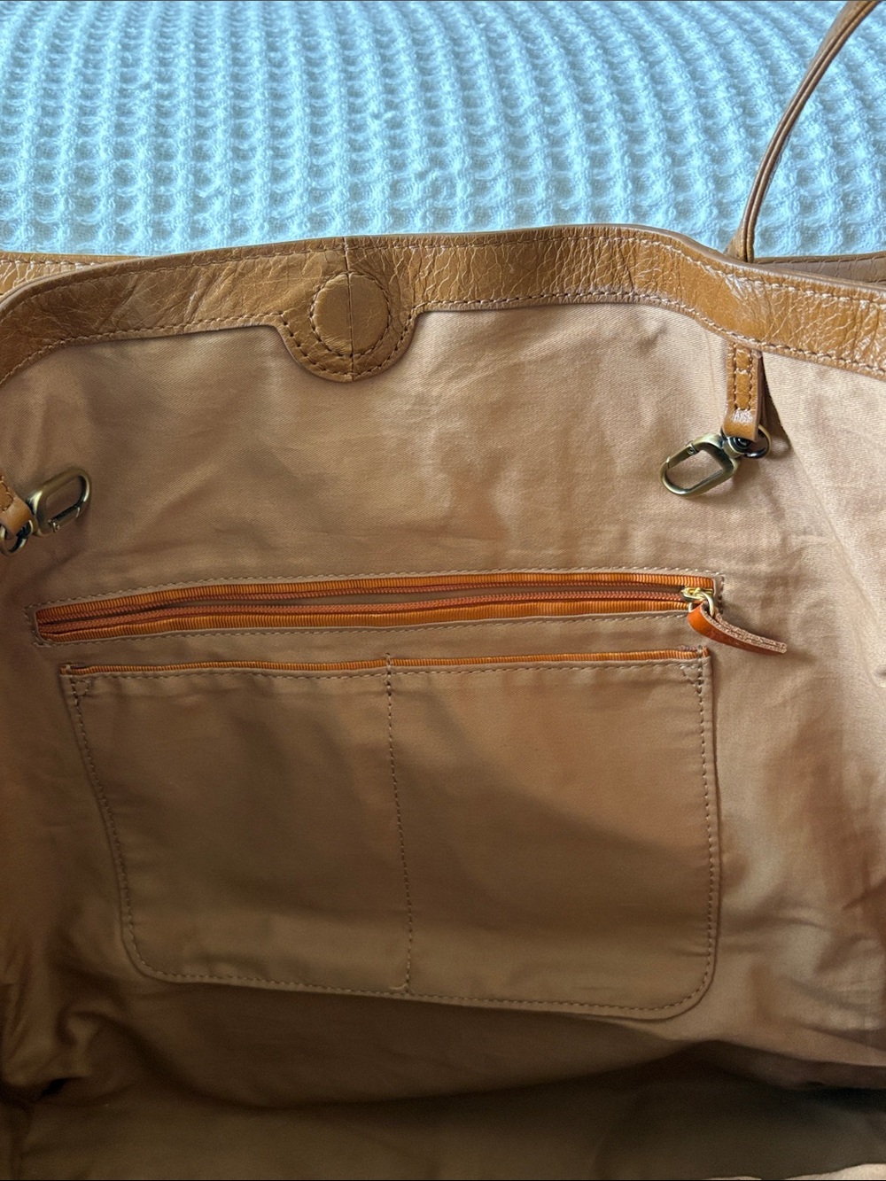 HOBO Kingston Medium Tote, Color Truffle - Picture 6 of 7